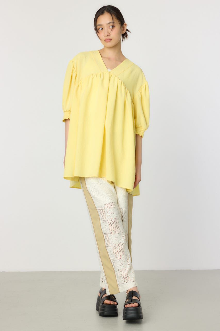 RODEO CROWNS「ギャザーチュニック2WAYブラウス」|シャツ・ブラウス|