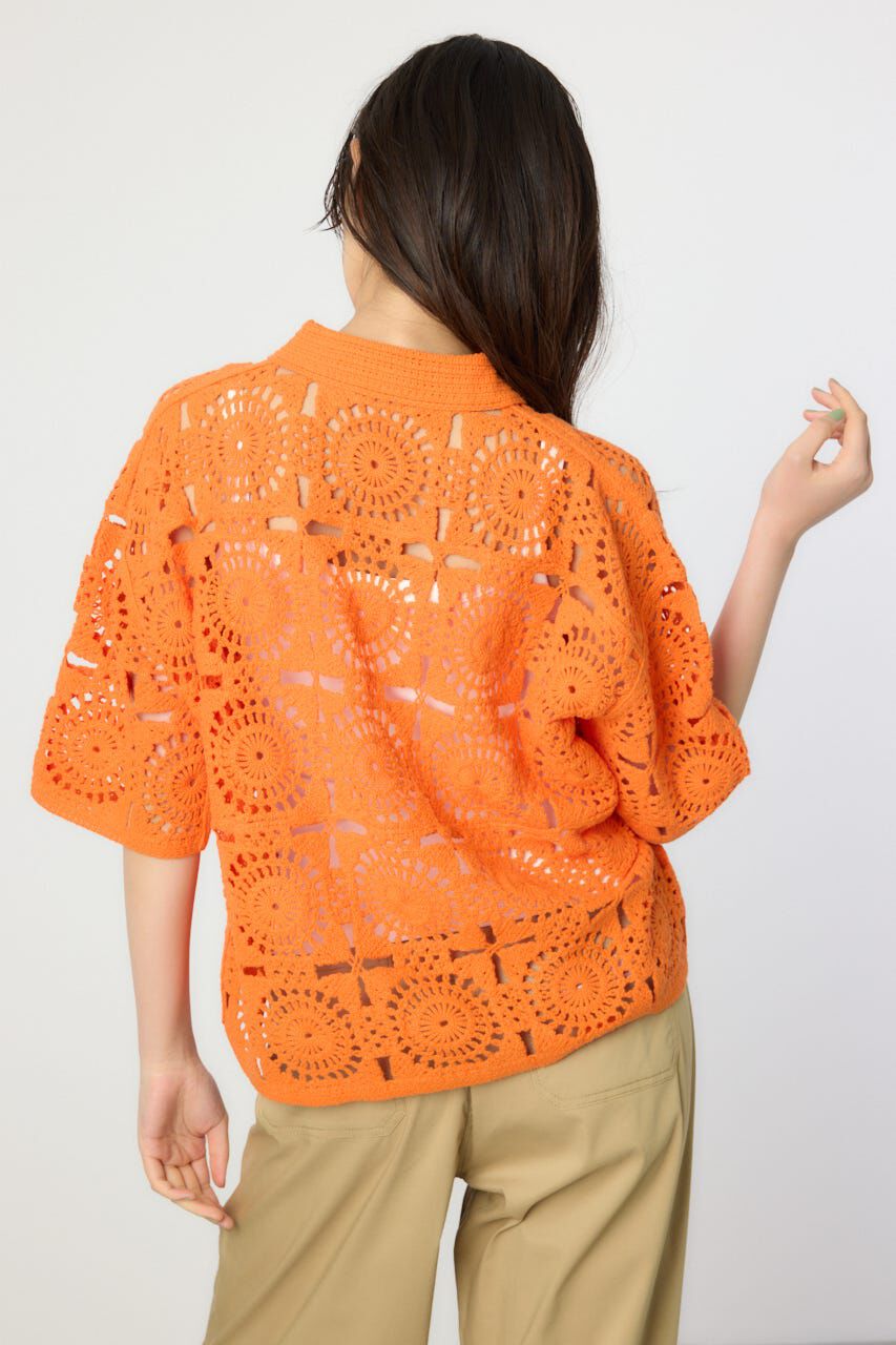 RODEO CROWNS「クロシェカーディガン」|シャツ・ブラウス|