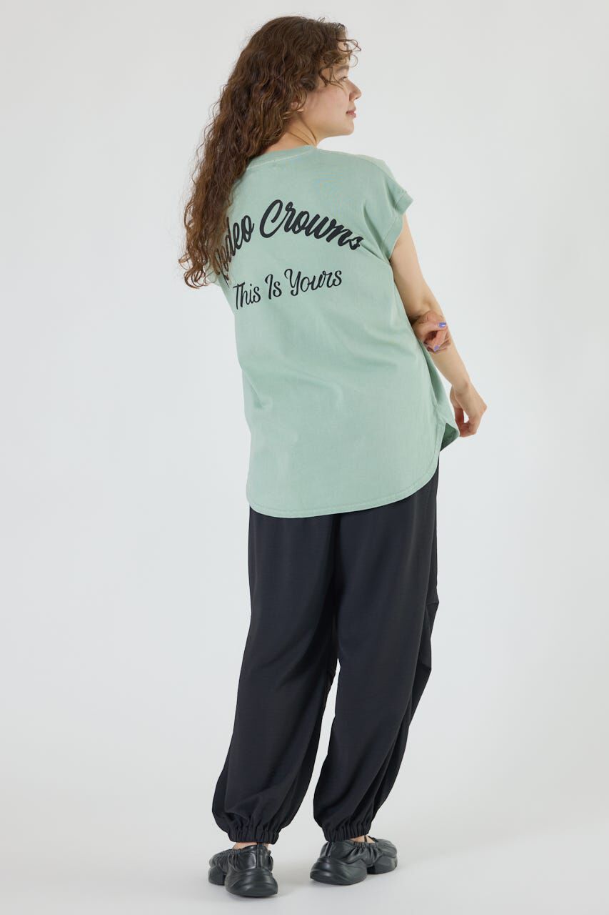 RODEO CROWNS「FADEロゴノースリーブトップス」|ニット・セーター|