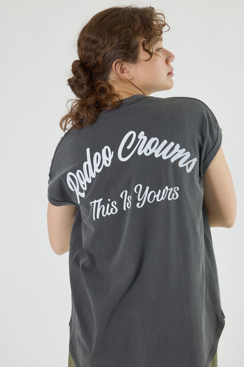 RODEO CROWNS「FADEロゴノースリーブトップス」|ニット・セーター|