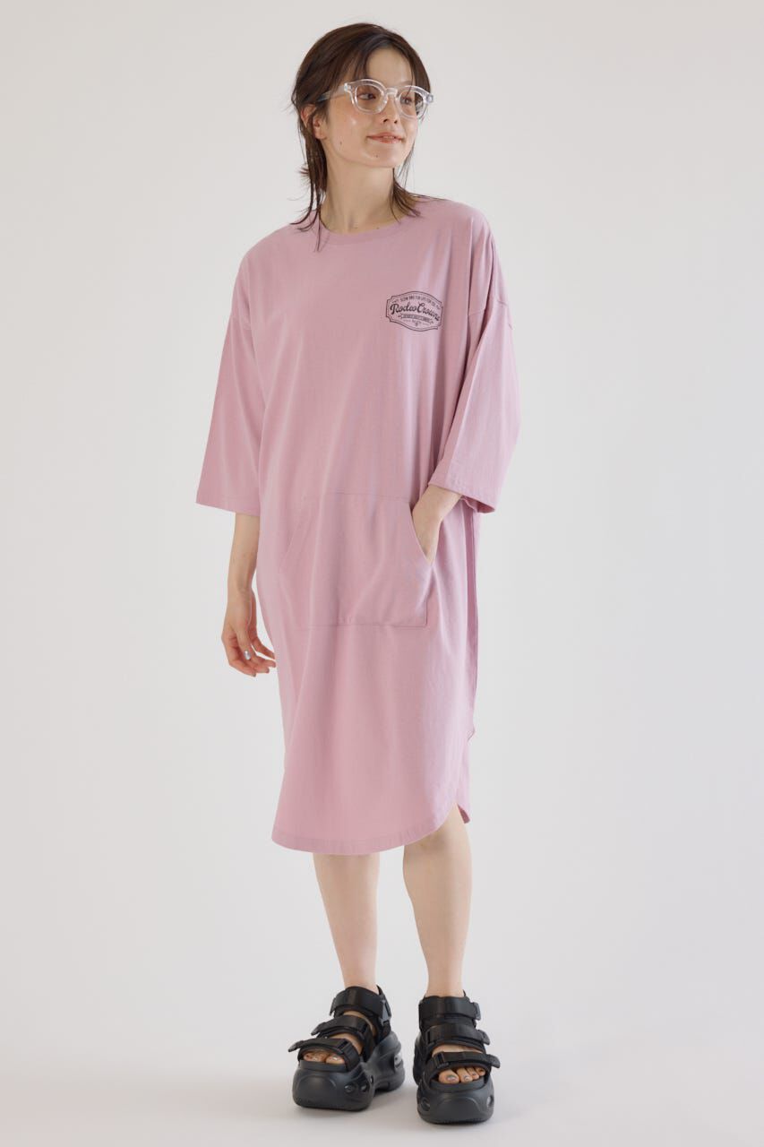 RODEO CROWNS「コール＆デニムパッチワンピース」|ワンピース|