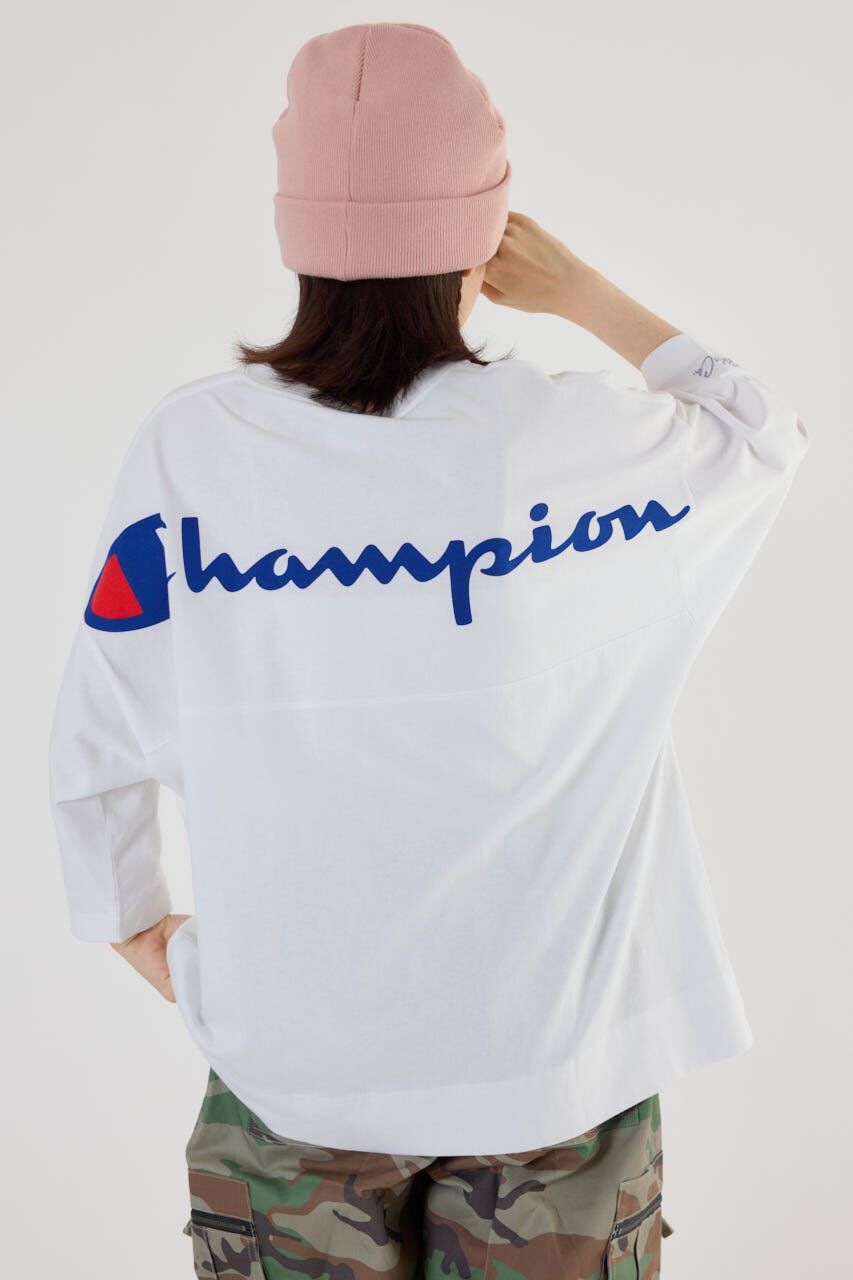 RODEO CROWNS「Champion Vネック7分袖トップス」|パーカー|