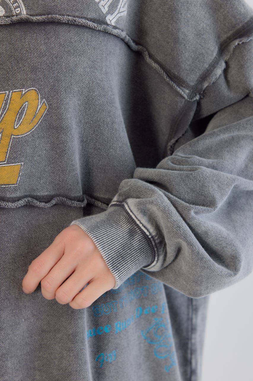 RODEO CROWNS「加工アウトシームスウェットトップス」|パーカー|