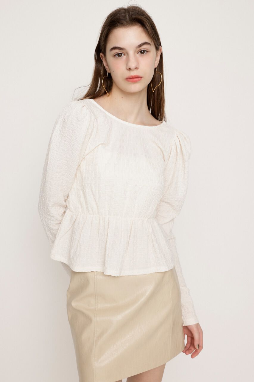 SLY「2WAY SWELLING JQ PUFF トップス」|Tシャツ・カットソー|