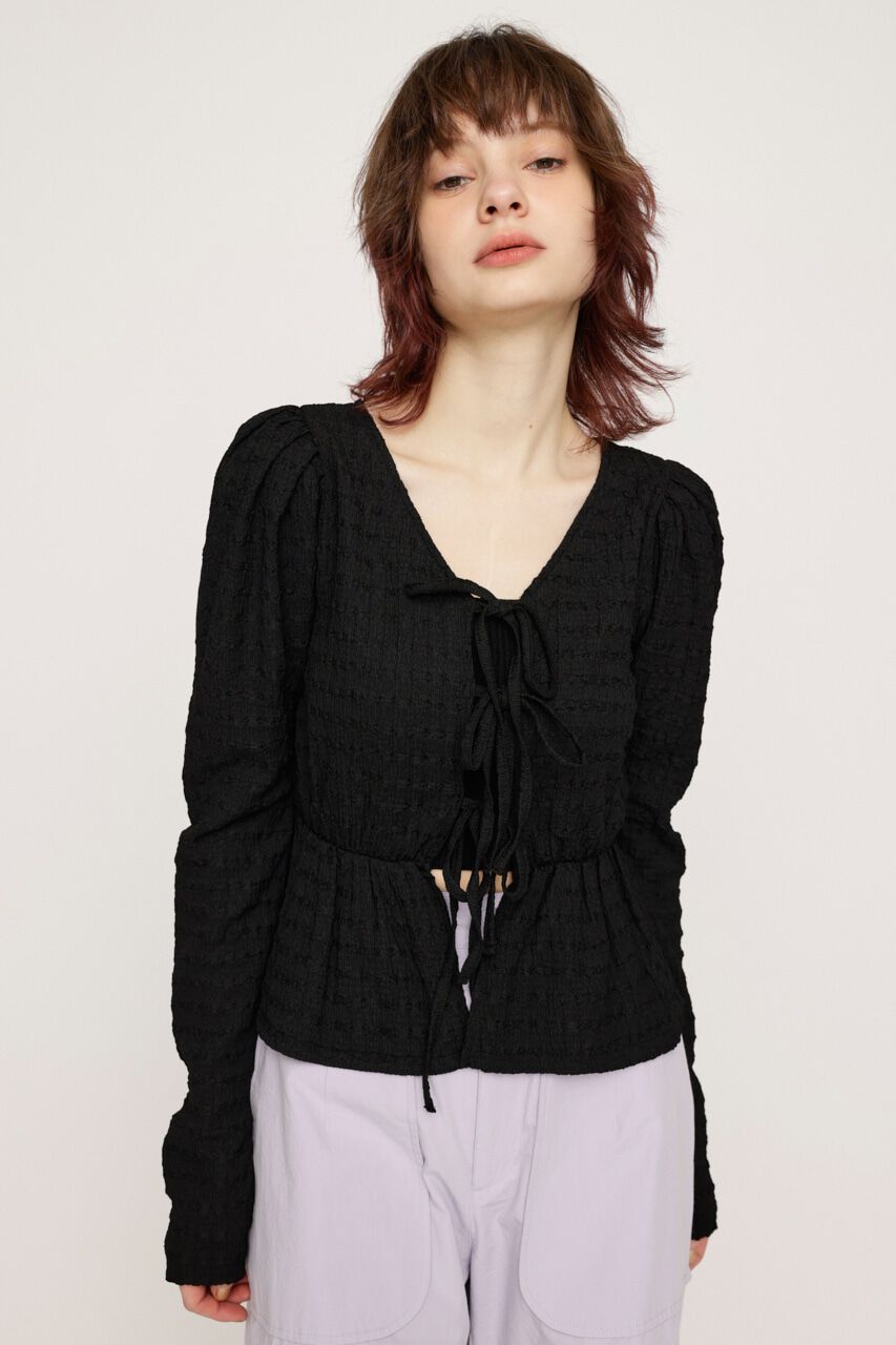 SLY「2WAY SWELLING JQ PUFF トップス」|Tシャツ・カットソー|