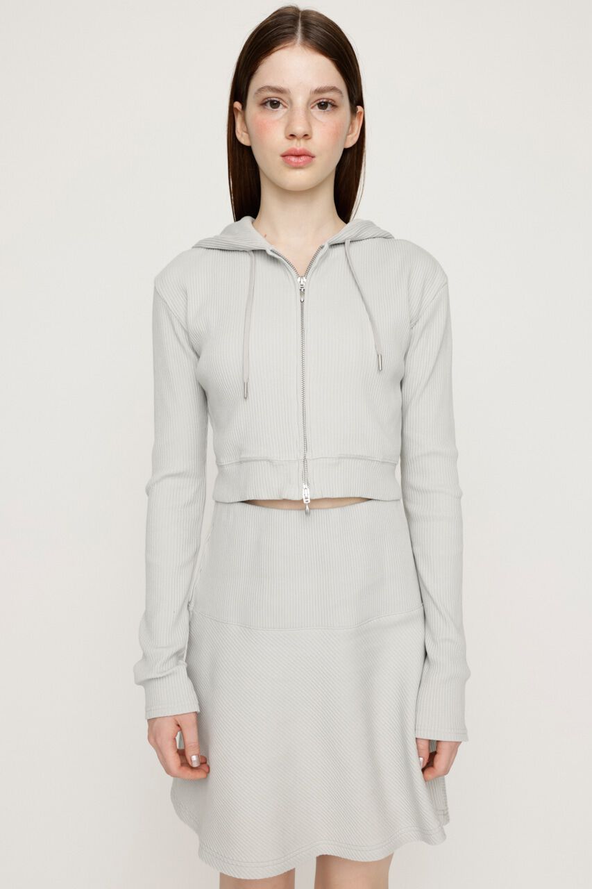 SLY「CROPPED HOODIE FLARE SK 2P」|ワンピース|