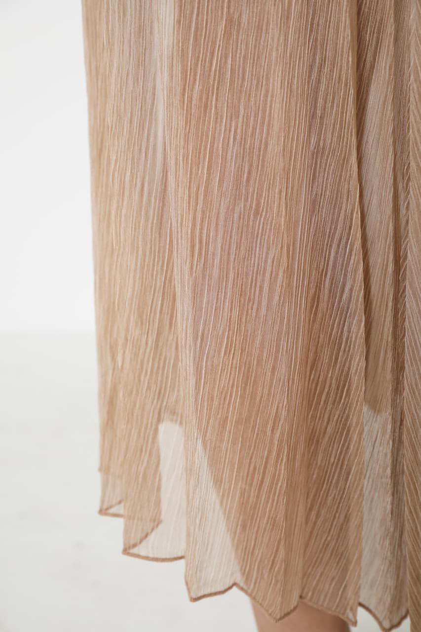 SHEL'TTER SELECT「Color Tulle Pleats Skirt」|スカート|