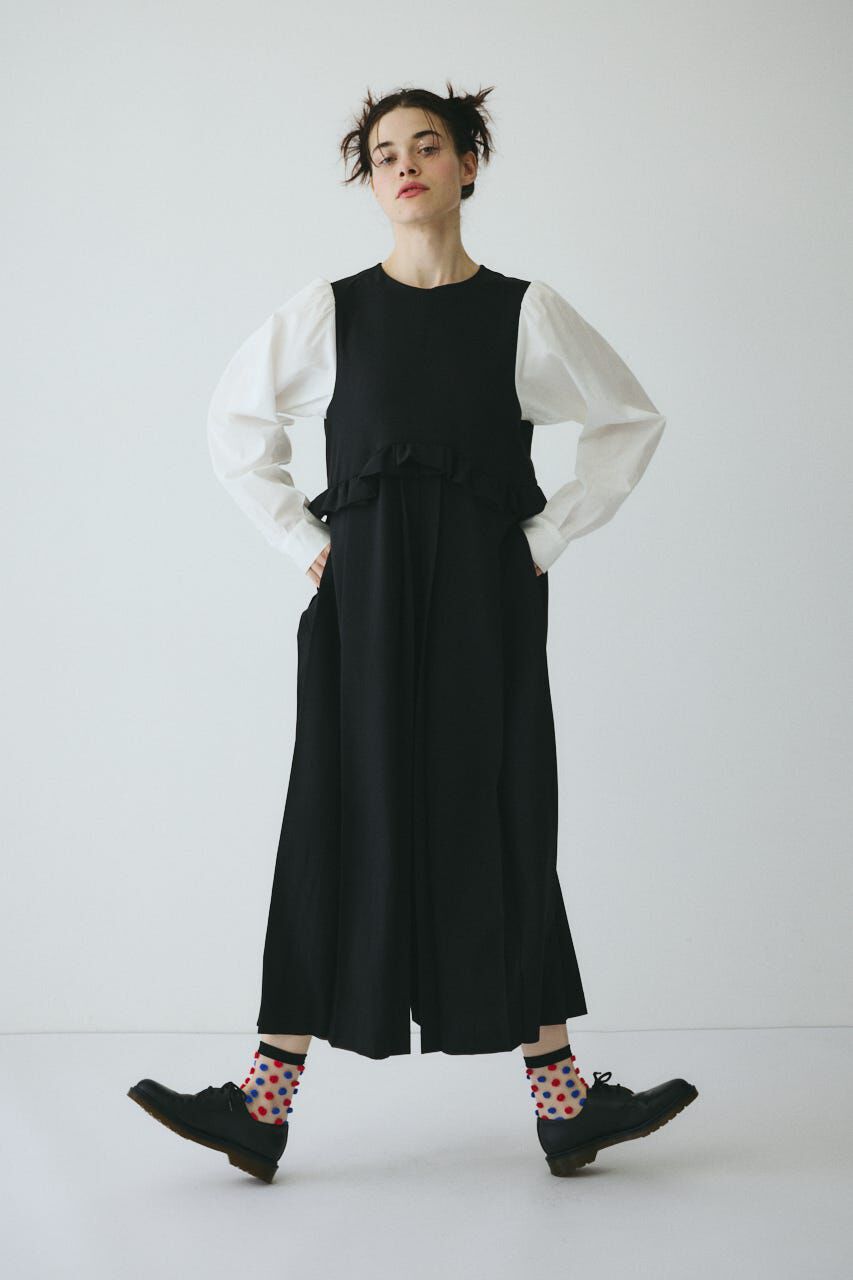 HeRIN.CYE「Many tuck all in one」|ワンピース|BLK