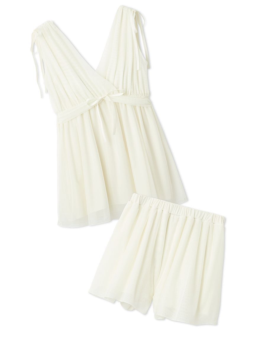 SNIDEL HOME「ナイトブラ付きチュールチュニックセットアップ」|ルームウェア|