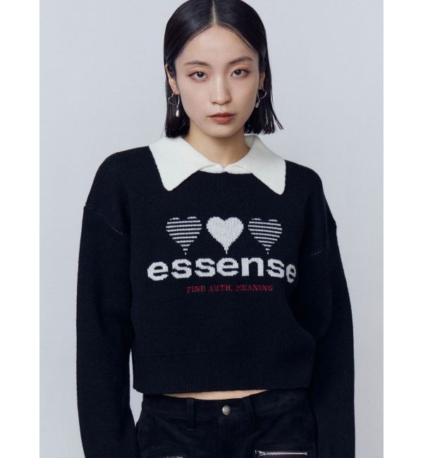 EMODA「ハートロゴジャガードニット」|ニット・セーター|