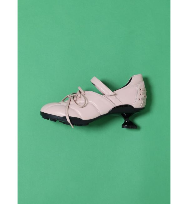 EMODA「レースアップヒールスニーカー」|スニーカー|ピンク