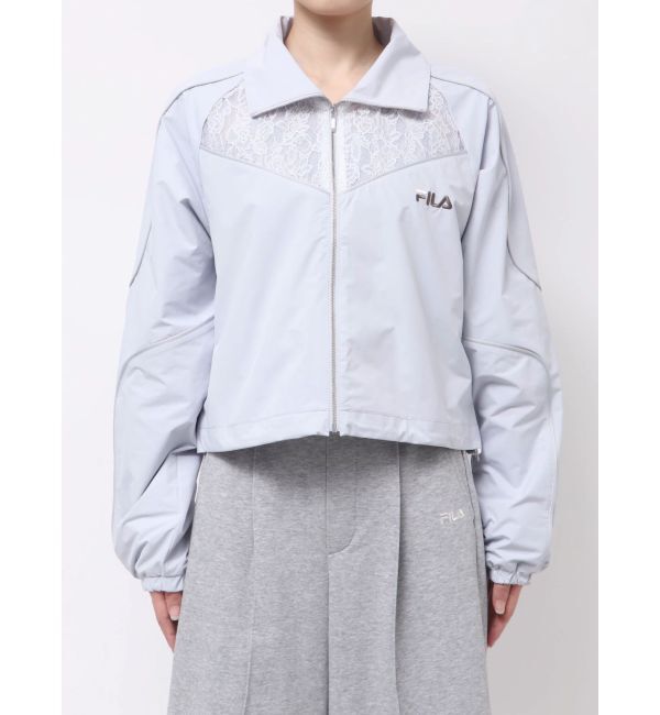 MERCURYDUO「【FILA別注】レース切替トラックジャケット」|ブルゾン・スタジャン|