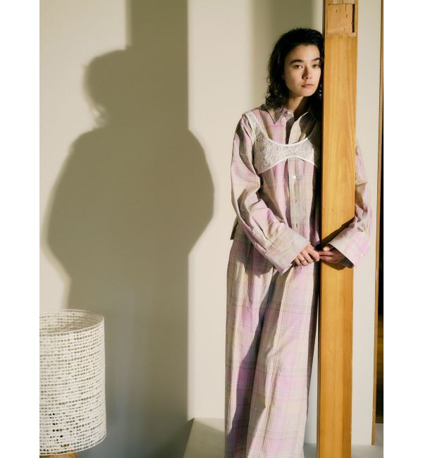 Ungrid「リネン混チェックシャツ」|シャツ・ブラウス|