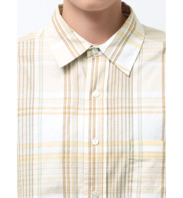Ungrid「リネン混チェックシャツ」|シャツ・ブラウス|