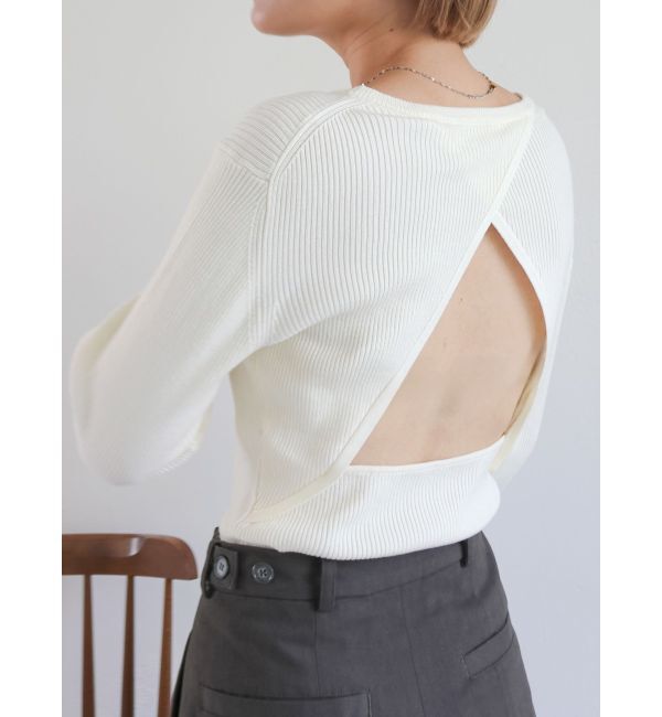 Ungrid「バックデザインニット」|ニット・セーター|