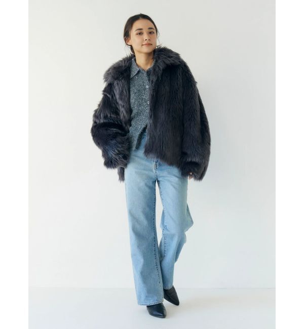 Ungrid「ボリュームデザインファーコート」|その他|