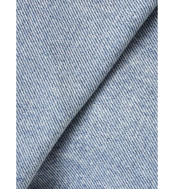 Ungrid「【WEB限定】ボタンデザインハイウエストストレートデニム」|デニム|