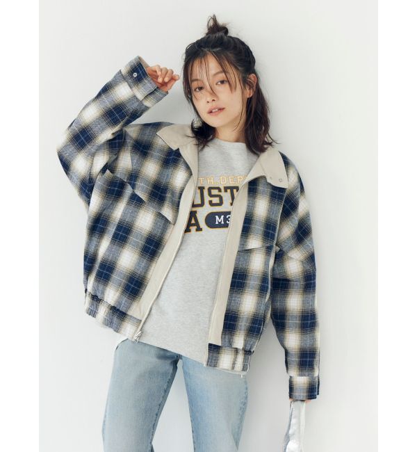 Ungrid「リバーシブルスウィングトップ」|ブルゾン・スタジャン|