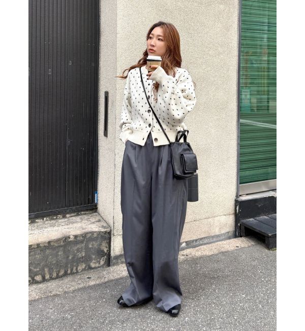 Ungrid「マルチウェイドットニットカーディガン」|カーディガン|