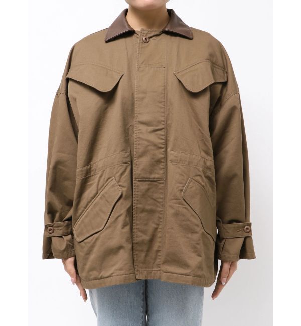 Ungrid「レザードッキングミリタリーブルゾン」|ブルゾン・スタジャン|