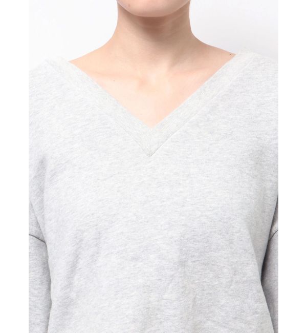 Ungrid「Vネックデザインスウェット」|スウェット・ジャージ|