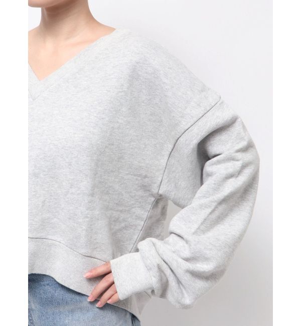 Ungrid「Vネックデザインスウェット」|スウェット・ジャージ|