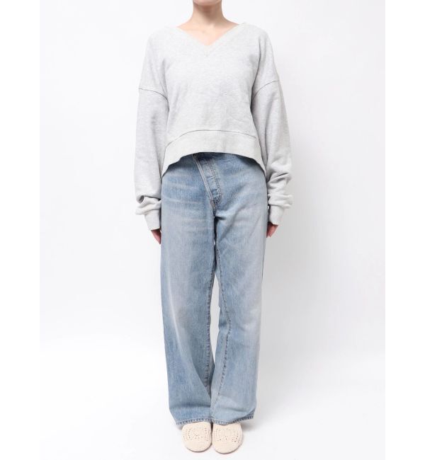 Ungrid「Vネックデザインスウェット」|スウェット・ジャージ|