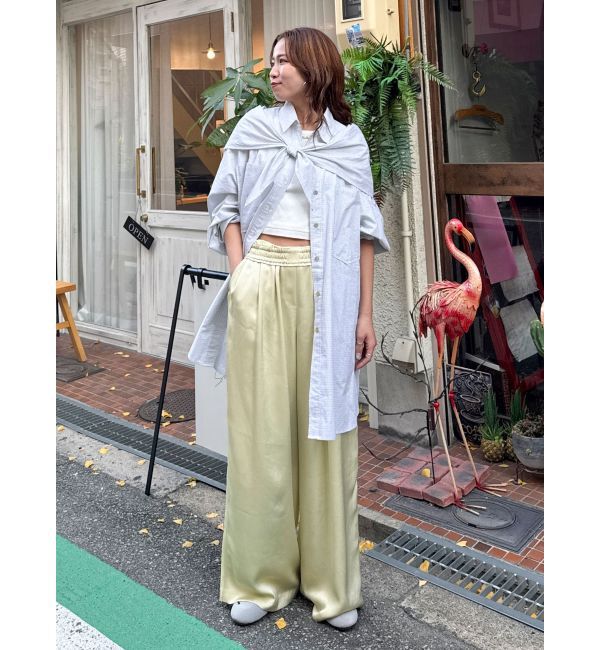 Ungrid「スカーフデザインルーズシャツ」|シャツ・ブラウス|