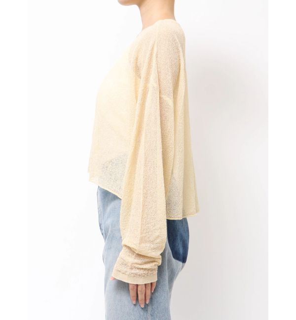 Ungrid「シアーショートニット」|ニット・セーター|