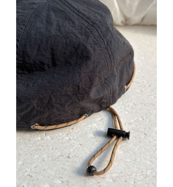 Ungrid「コードデザインナイロン混キャップ」|キャップ・キャスケット|