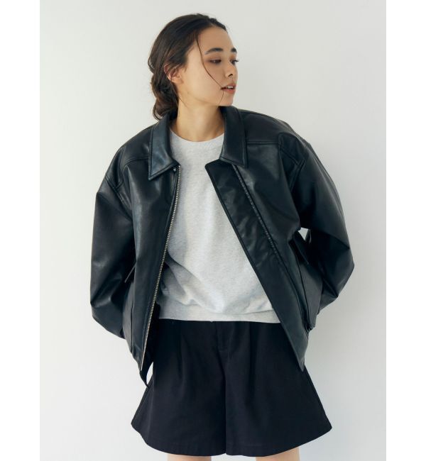 Ungrid「【WEB限定】ワンポイントロゴプリントスウェット」|スウェット・ジャージ|