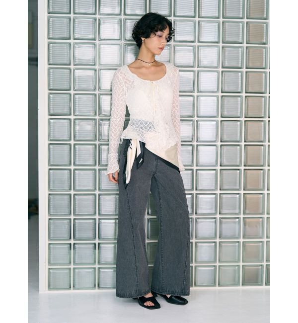 LAGUNAMOON「アシメオープントゥサンダル」|サンダル|