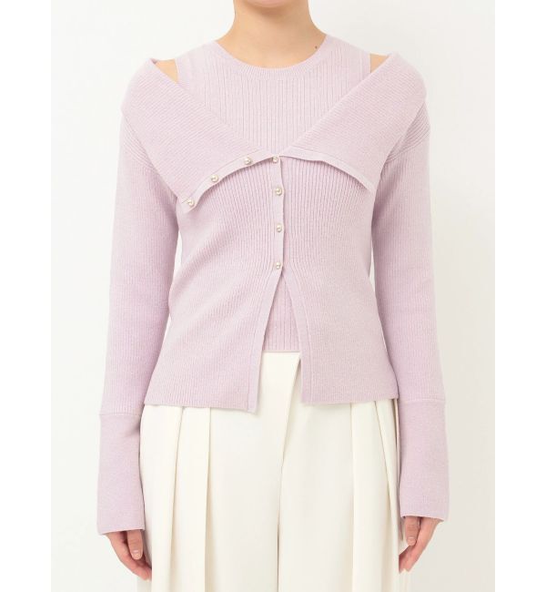 LAGUNAMOON「オフショルニットアンサンブル」|ニット・セーター|