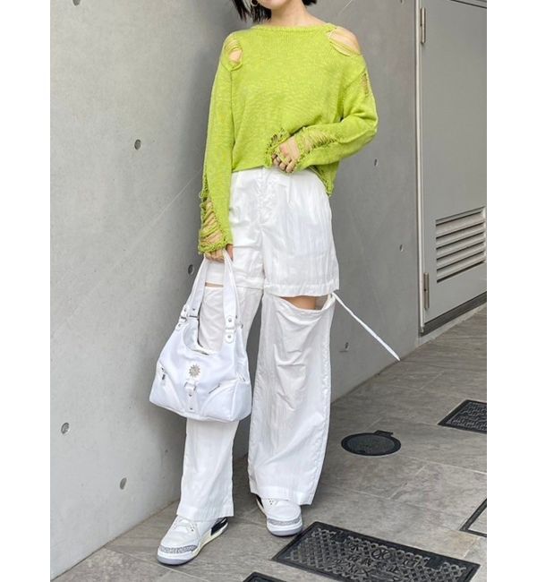 EVRIS「サイドオープン2WAYパンツ」|カーゴ|