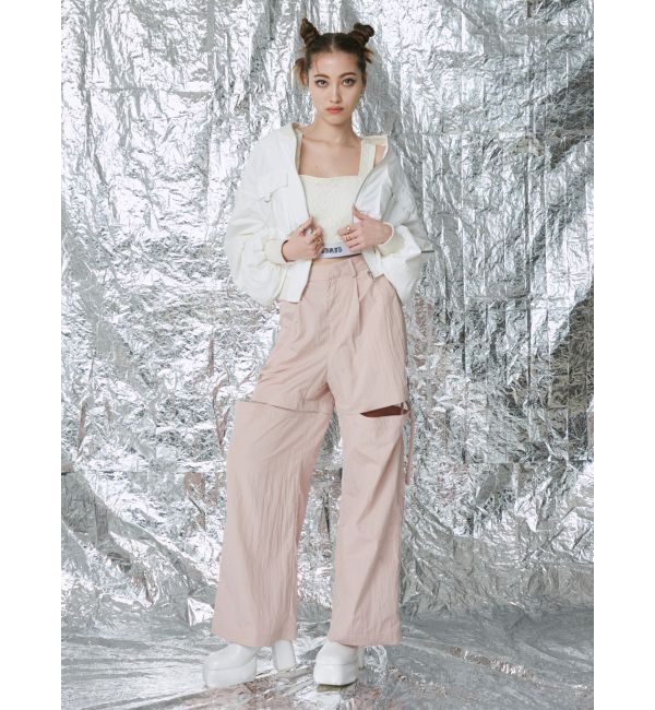 EVRIS「サイドオープン2WAYパンツ」|カーゴ|