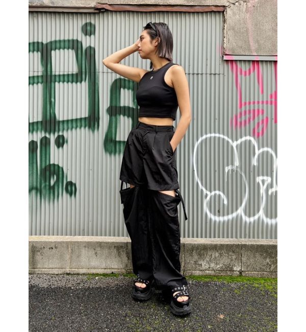 EVRIS「サイドオープン2WAYパンツ」|カーゴ|