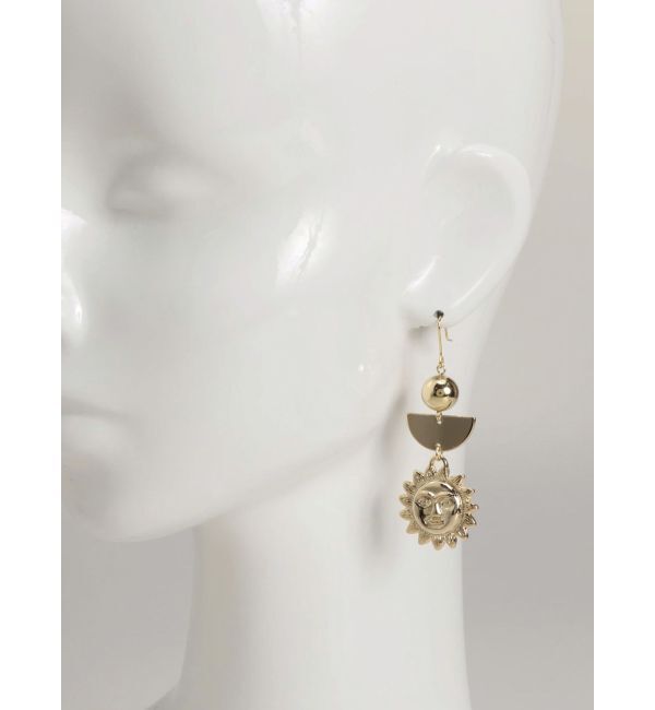 EVRIS「SUNNY MOON MOTIFピアス」|ピアス|