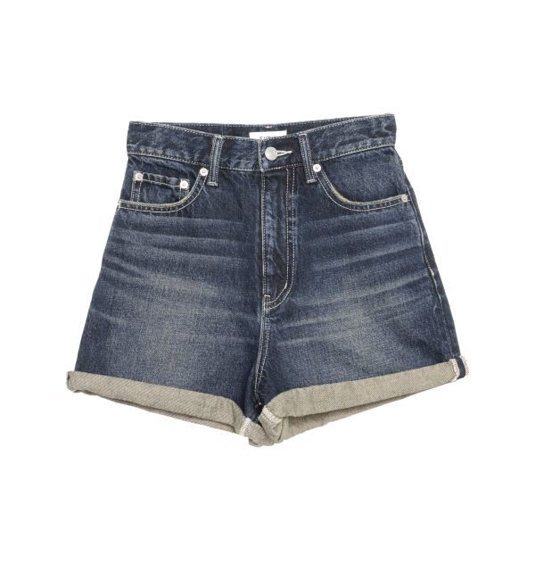 EVRIS「ヴィンテージライクカラーショートデニムパンツ【セットアップ着用可能】」|デニム|