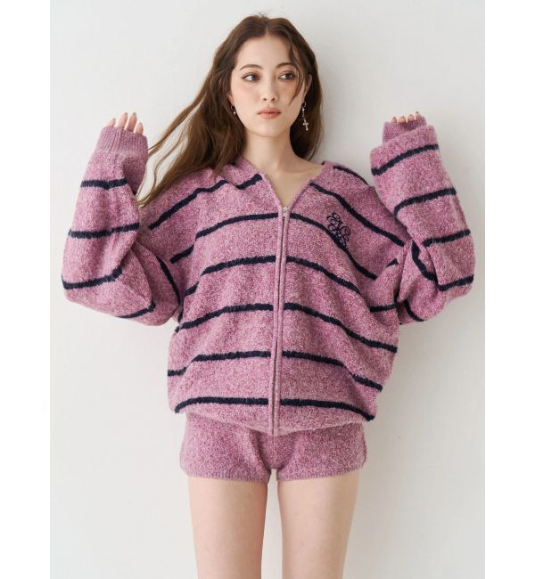 EVRIS「オーバーサイズフードニットトップス【セットアップ着用可能】」|ニット・セーター|