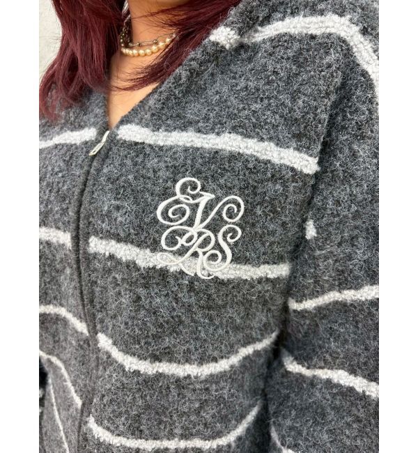 EVRIS「オーバーサイズフードニットトップス【セットアップ着用可能】」|ニット・セーター|