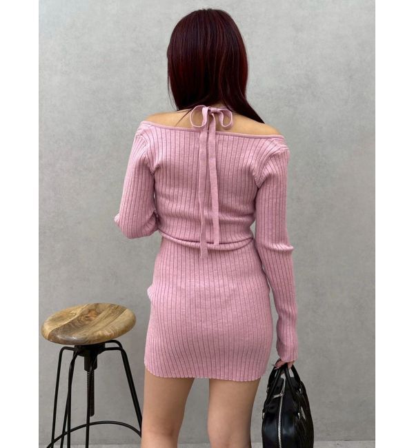 EVRIS「レイヤードホルターネックミニワンピース」|ワンピース|