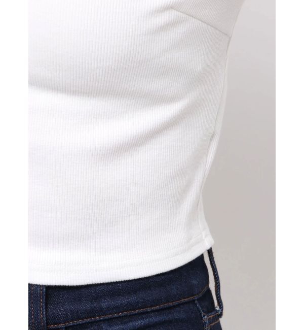 EVRIS「バックオープンショートリブトップス」|Tシャツ・カットソー|