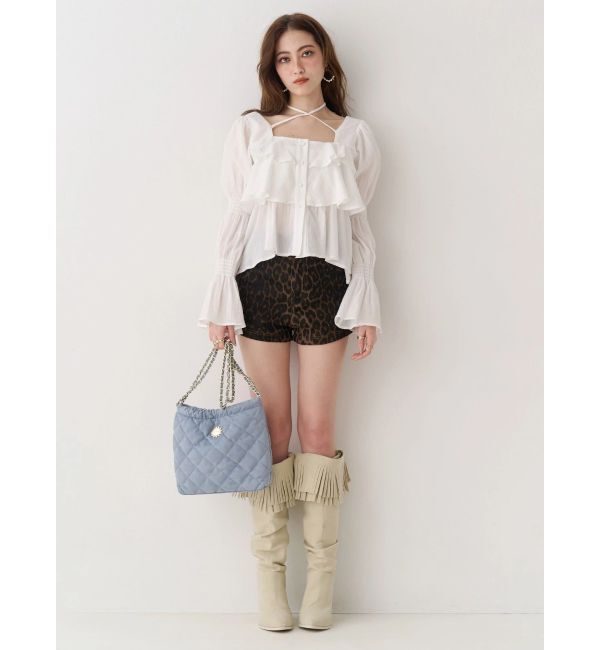 EVRIS「フェイクスウェードキルティングショルダーBAG」|ショルダー・メッセンジャー|