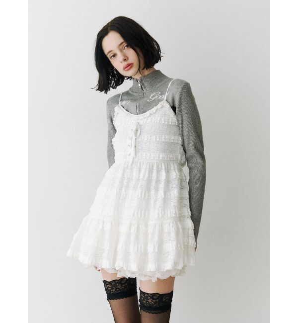 jouetie「ボリュームレースキャミワンピース」|ワンピース|
