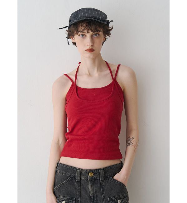 jouetie「レイヤードキャミソール」|キャミソール|レッド
