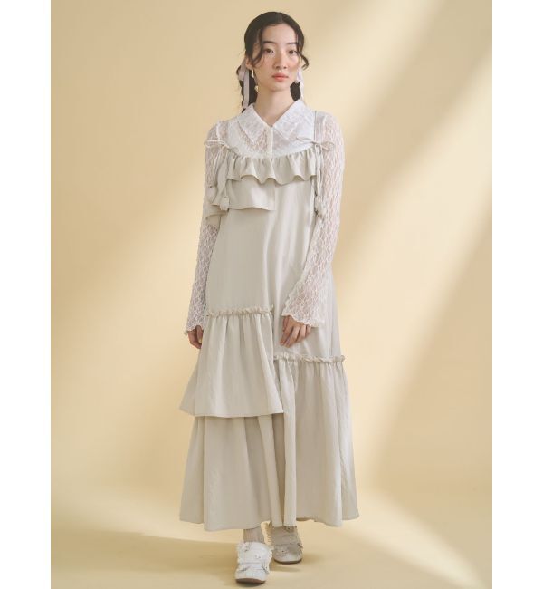 merry jenny「tulip frillキャミワンピース」|ワンピース|