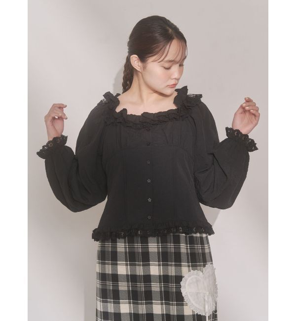 merry jenny「sugar square blouse」|シャツ・ブラウス|
