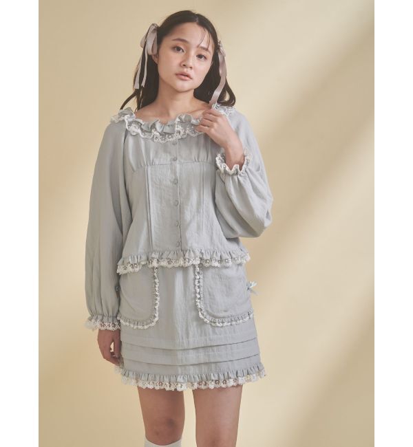 merry jenny「sugar square blouse」|シャツ・ブラウス|