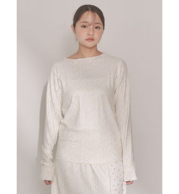 merry jenny「フラワーメロートップス」|Tシャツ・カットソー|