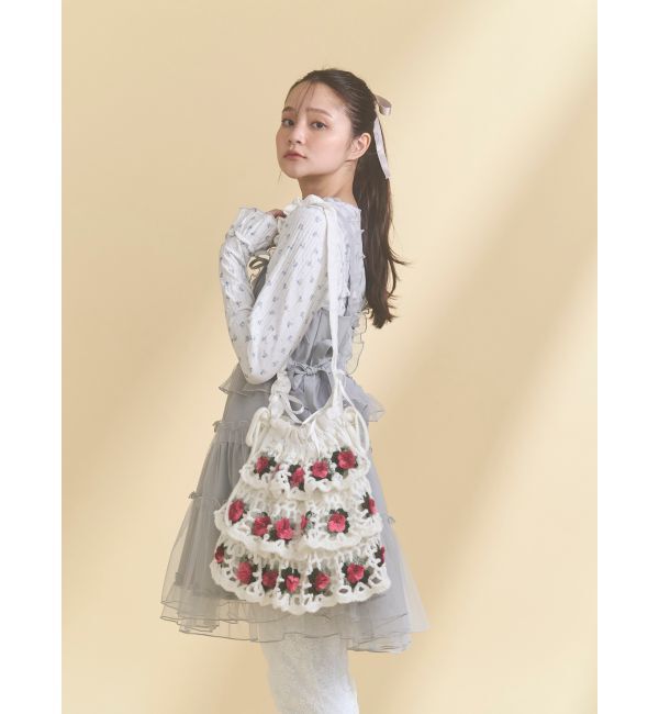 merry jenny「フラワーメロートップス」|Tシャツ・カットソー|